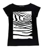black zebra t-shirt